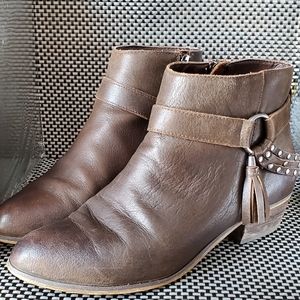 Chinese Laundry Brown Ankle Booties Size 8.5